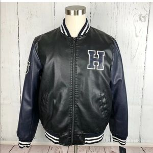 Tommy Hilfiger Varsity Letterman Bomber Jacket